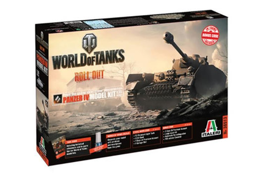 ITALERI 1/35 1:35 WORLD OF TANKS Panzer IV H SCALE MODEL KIT 36513