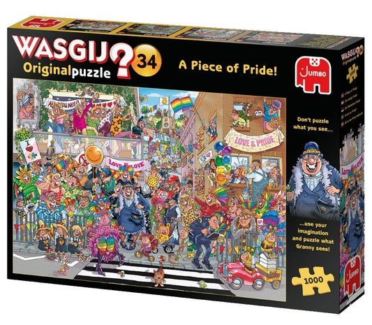 Jumbo Wasgij Original 34 A Piece Of Pride 1000 Piece Jigsaw Puzzle Toys