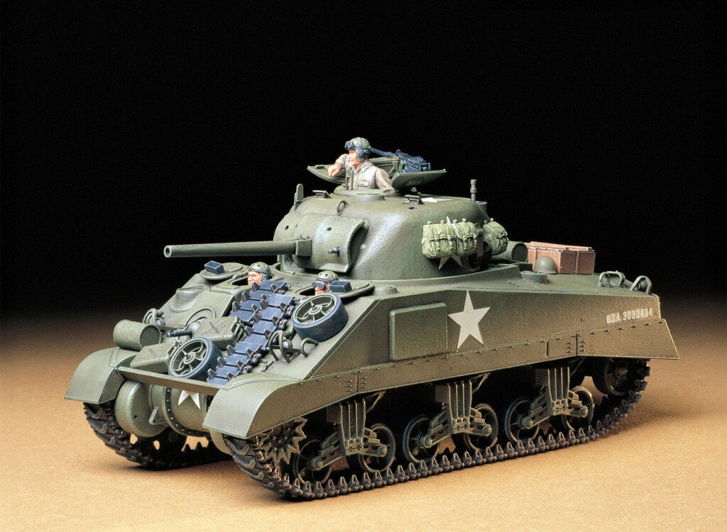 Tamiya Model Kit US M4 Sherman Tank (Early Production) Tank Model Kit 1:35 35190