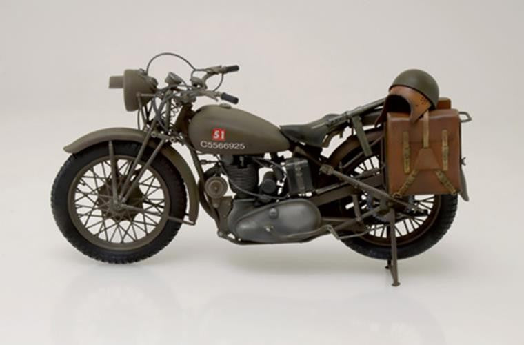 ITALERI 1;9 1/9 Triumph Military 3HW Solo Scale Classic Motor Bike  Kit 7402