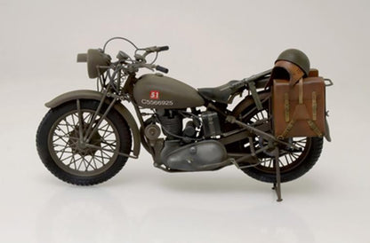 ITALERI 1;9 1/9 Triumph Military 3HW Solo Scale Classic Motor Bike  Kit 7402