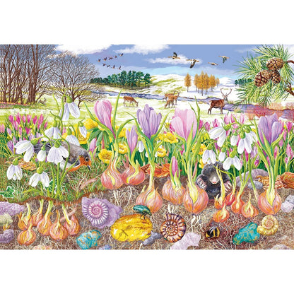 Gibsons Roots & Shoots 4 x 500 Piece Jigsaw Puzzle G5066