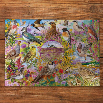 Gibsons Games RSPB Wings In The Wild 4 x 500 Piece Jigsaw Puzzle Toys G5074