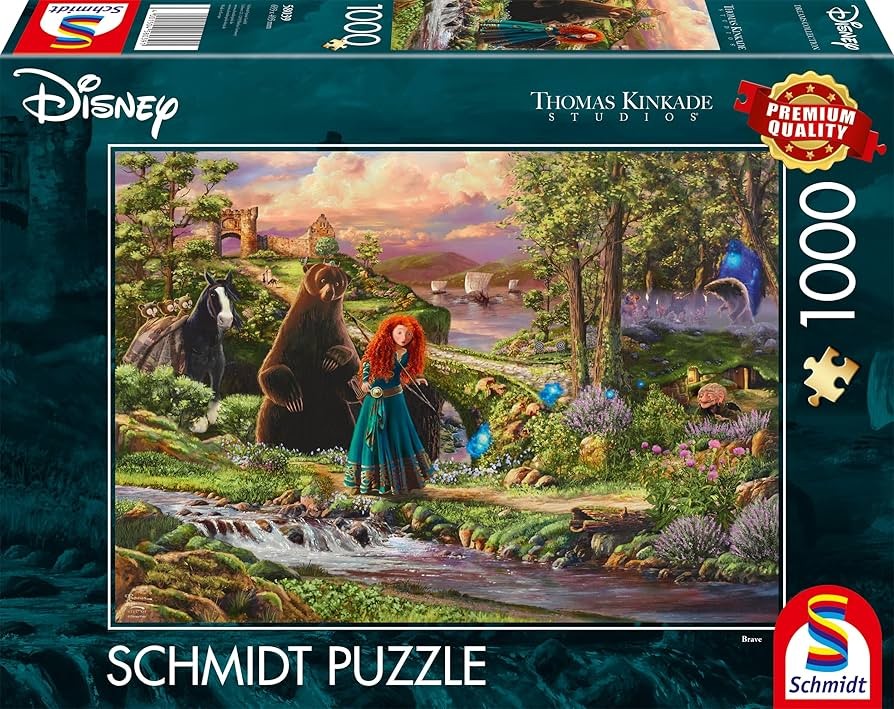 Schmidt Thomas Kinkade Disney Brave 1000 Piece Jigsaw Toys