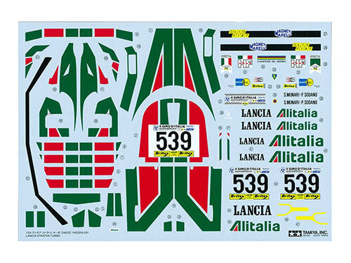 Tamiya Lancia Stratos 1/24 Model Kit 25210