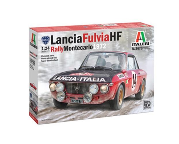 ITALERI 1:24 1/24 Lancia Fulvia HF Rally Monte Carlo 1972 MODEL CAR KIT 3670