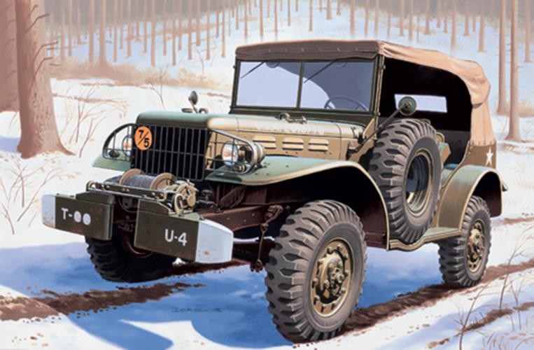 ITALERI 1/35 1:35 Dodge WC-56 Command Car MILITARY MODEL KIT 228