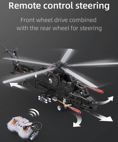 Kombat UK CaDA Building Bricks WZ-10 Helicopter Model Kit Military C61005W