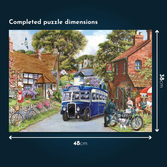 House Of Puzzles Storm Chased 500 Piece Jjigsaw Puzzle Toys HP0749