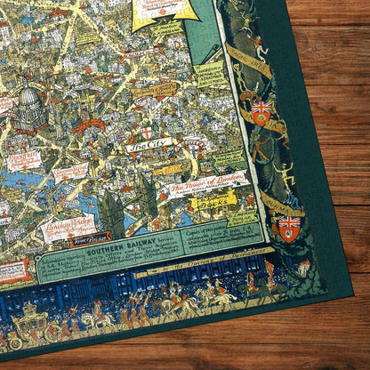Gibsons London Town By Southern Railway 1000 Piece Jigsaw Puzzle G7185