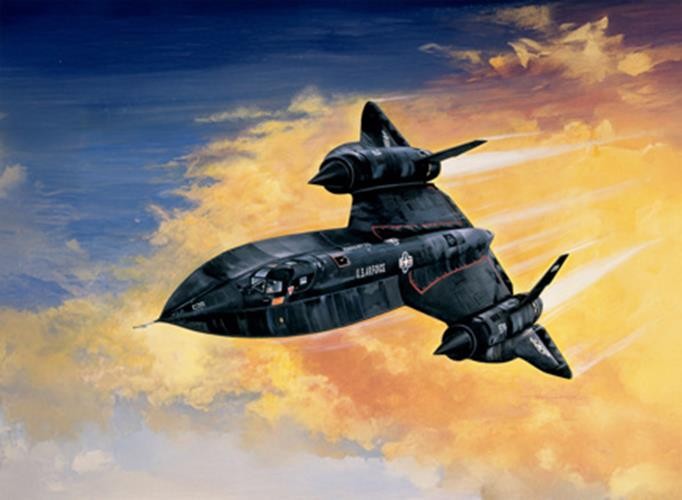 ITALERI 1/72 1:72 SR-71 BLACKBIRD with DRONE SCALE MODEL KIT 145
