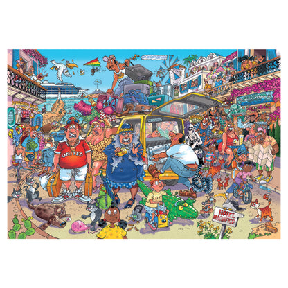 Jumbo Wasgij Original 37 Holiday Fiasco 1000 Jigsaw Puzzle Toys 25004