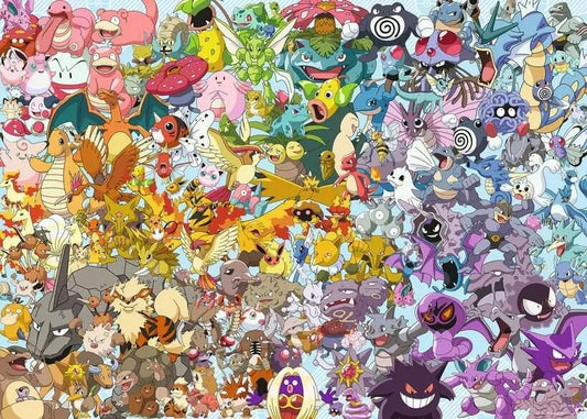 Ravensburger Pokemon Challenge 1000 Piece Jigsaw Puzzle Toys