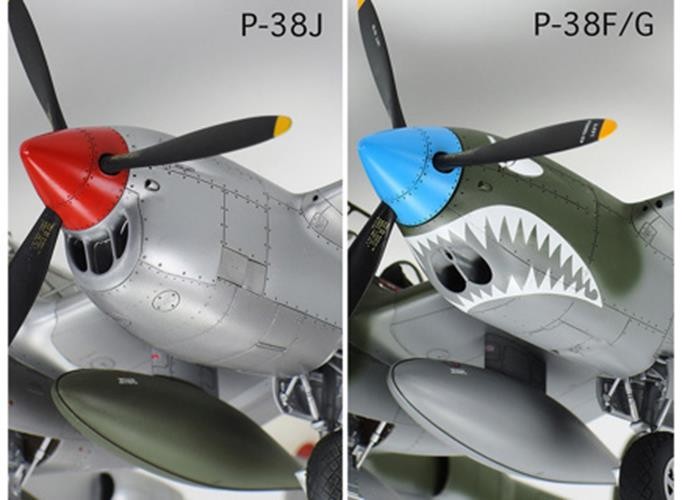 Tamiya 1/48 1 :48 Lockheed P-38 J Lightning SCALE MILITARY MODEL 61123