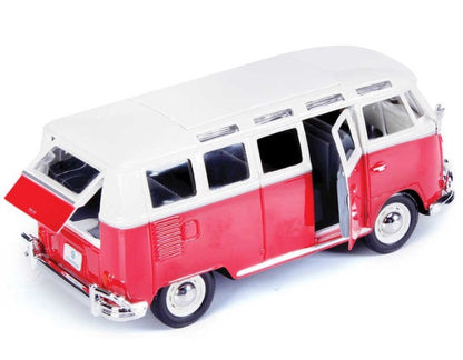 Maisto Volkswagen Van Samba 1:25 1/25 Scale Diecast Model Car Toys M31956