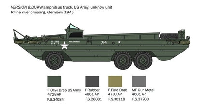 ITALERI 1/35 1:35 DUKW AMPHIBIOUS VERSION TACTICAL TRUCK 6392
