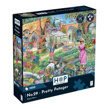 House Of Puzzles No.29 Pretty Potager 1000 Piece Jigsaw Puzzle Toys HP0818