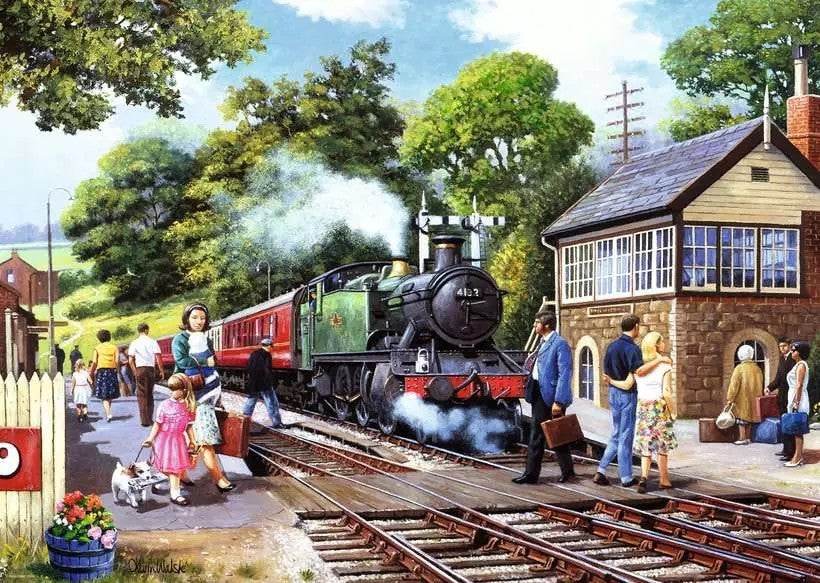 Ravensburger A Country Station 1000 Piece Jigsaw Puzzle Toys
