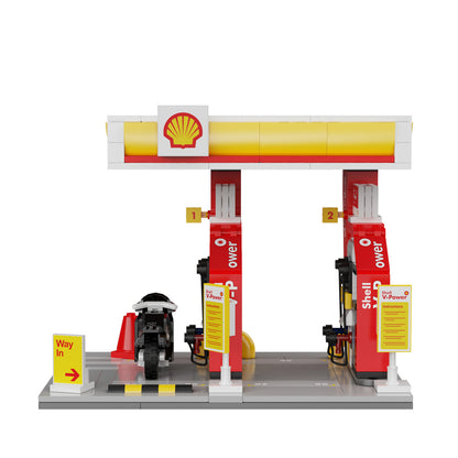 CaDA Building Bricks Shell Retail Station 305 Pieces Model Kit Toys C66028W