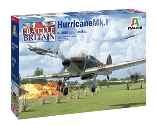 ITALERI 1/48 1:48 RAF Hurricane MK. I Battle of Britain 80th SCALE KIT 2802