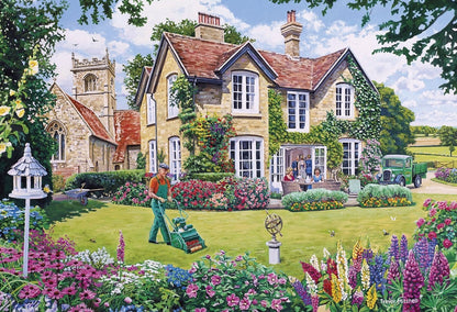 Gibsons Games The Gardener's Round 4 x 500 Piece Jigsaw Puzzle Toys G5047