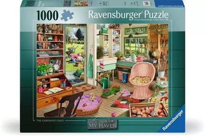 Ravensburger My Haven No 8: The Gardener's Shed 1000 Piece Jigsaw Puzzle