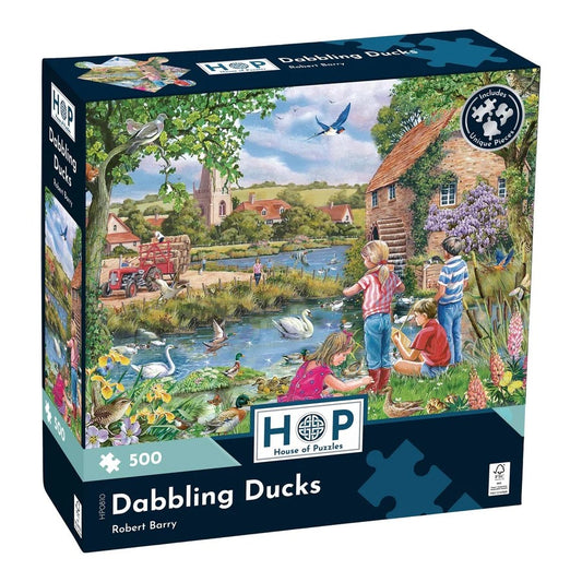 House Of Puzzles Dabbling Ducks 500 Piece Jigsaw Puzzle Toys HP0810
