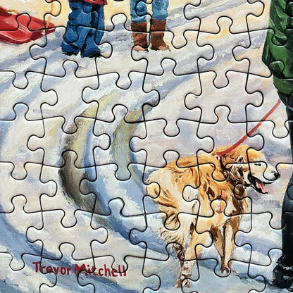 Gibsons Village Celebrations 4 x 500 Piece Jigsaw Puzzle G5051