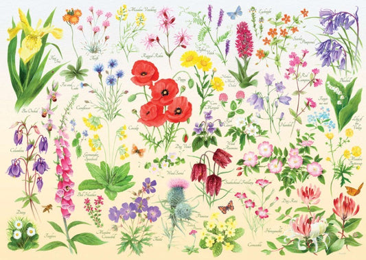 House Of Puzzles Wildflowers Puzzle Tube 150 Piece Jigsaw Puzzle Toys HP0792