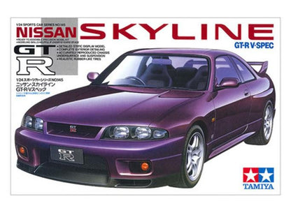 Tamiya Model Kit 1/24 1:24 Nissan Skyline GT-R V Spec SCALE MODEL KIT 24145