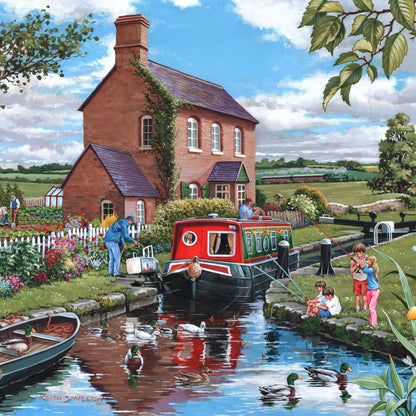 House Of Puzzles Keeper's Cottage Tube 150 Piece Jigsaw Puzzle Toys HP0800