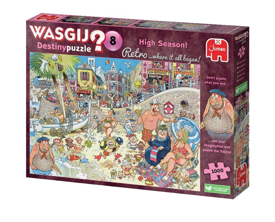 Jumbo Wasgij Retro Destiny 8 High Season 1000 Piece Jigsaw Puzzle Toys