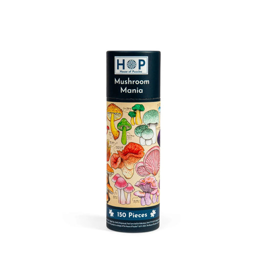 House Of Puzzles Mushroom Mania Puzzle Tube 150 Piece Jigsaw Puzzle Toys HP0794
