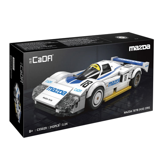 CaDA Building Bricks Mazda 787B 242 Pieces 1:24 Model Kit Toys C55029W