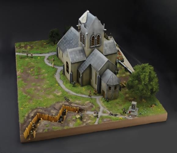 ITALERI 1:72 1/72 Battle of Normandy Sainte-Mere-Eglise MODEL SCENE KIT 6199