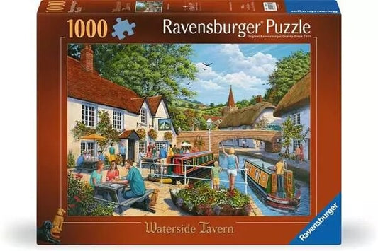 Ravensburger Waterside Tavern 1000 Piece Jigsaw Puzzle