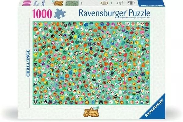 Ravensburger Challenge - Animal Crossing 1000 Piece Jigsaw Puzzle