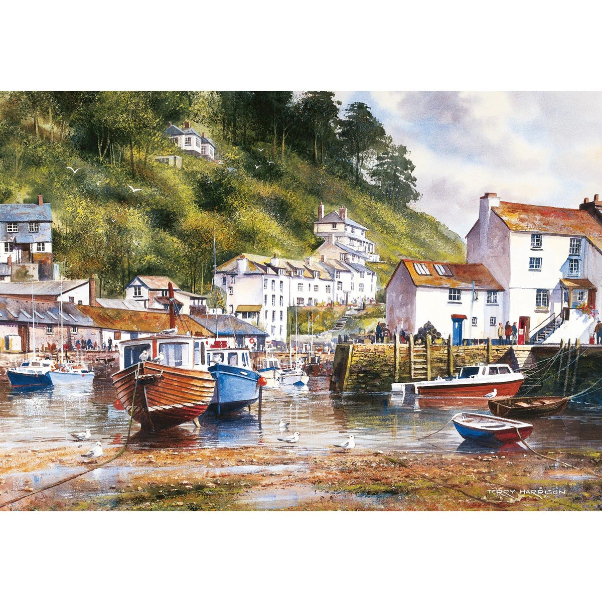 Gibsons Cornwall By The Sea 4 x 500 Piece Jigsaw Puzzle G5073