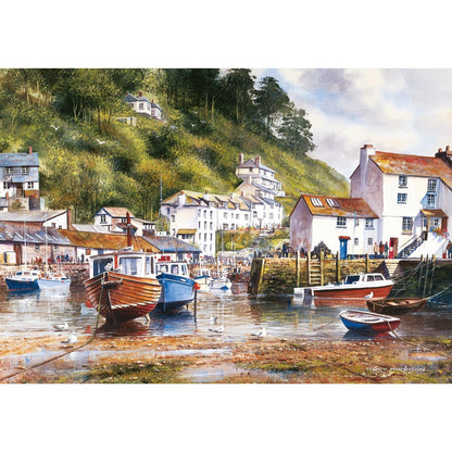 Gibsons Cornwall By The Sea 4 x 500 Piece Jigsaw Puzzle G5073