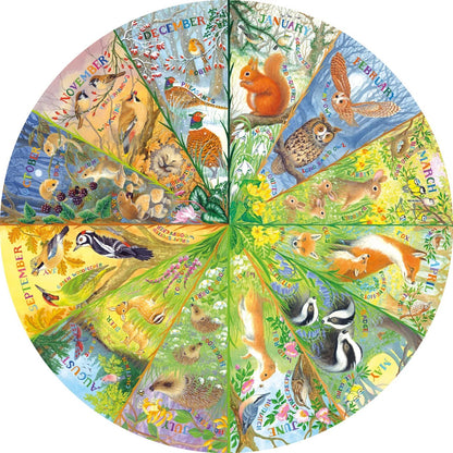 Gibsons National Trust: A Year In The Forest 500 Piece Jigsaw Puzzle G3709