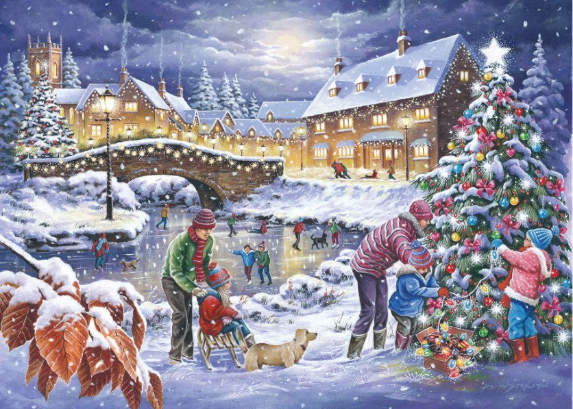 House Of Puzzles Twinkling Lights Big 250 Piece Jjigsaw Puzzle Toys HP0745