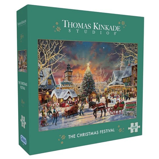 Gibsons Thomas Kinkade: The Christmas Festival 1000 Piece Jigsaw G6446