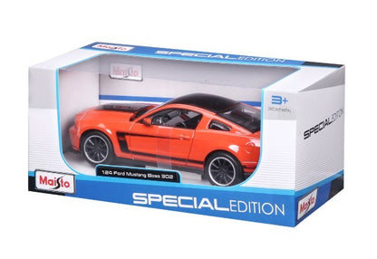 Maisto 1:24 1/24 Ford Mustang Boss 302 Orange Diecast Model Car M31269OR
