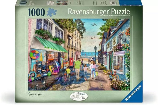 Ravensburger Down The Lane No.3: Seaview Lane 1000 Piece Jigsaw Puzzle Toys