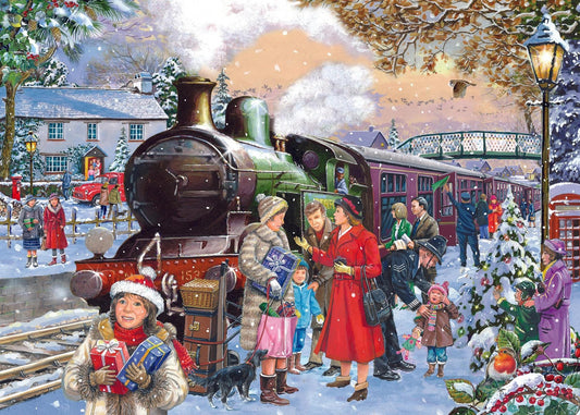 House Of Puzzles Home For Christmas Big 500 Piece Jigsaw Puzzle Toys HP0712
