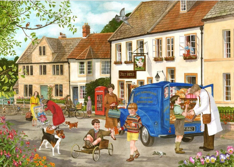 House Of Puzzles Gingerbread Boys Big 500 Piece Jigsaw Puzzles Toys HP0601