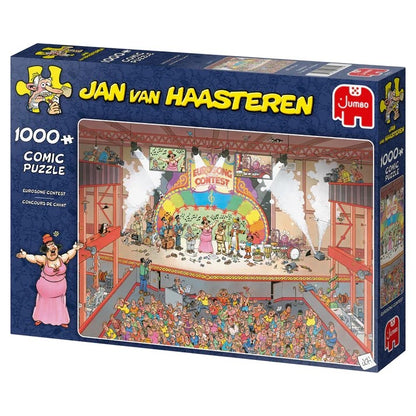 Jumbo Jan van Haasteren - Eurosong Contest  1000 Piece Jigsaw Puzzle Toys
