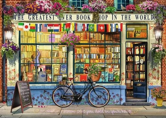 Ravensburger The Greatest Bookshop 1000 Piece Jigsaw Puzzle Toys