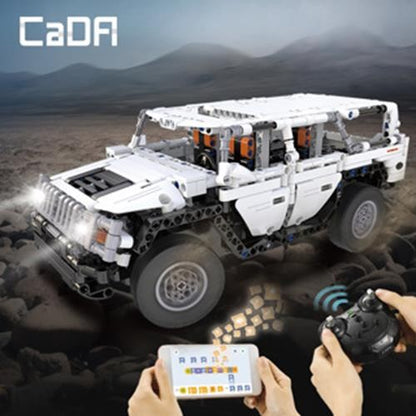 CaDA Warrior H2 Off-Roader - 575 pcs Building Bricks Dual Radio Control C51044W