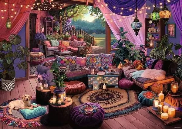 Ravensburger My Haven No 12: Boho Retreat 1000 Piece Jigsaw Puzzle